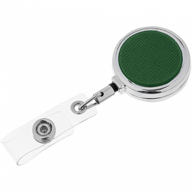 Ретрактор Devon, темно-зеленый с логотипом в Москве заказать по выгодной цене в кибермаркете AvroraStore