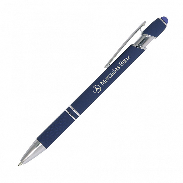 Шариковая ручка Comet, синяя с логотипом в Москве заказать по выгодной цене в кибермаркете AvroraStore