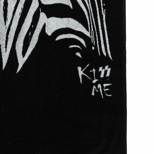 Полотенце «Арт-рокстар. Kiss Me» с логотипом в Москве заказать по выгодной цене в кибермаркете AvroraStore