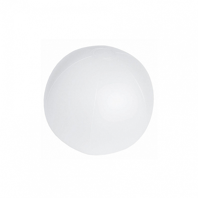 SUNNY Мяч пляжный надувной; белый, 28 см, ПВХ с логотипом  заказать по выгодной цене в кибермаркете AvroraStore
