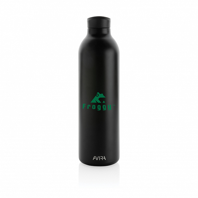 Термобутылка Avira Avior из переработанной нержавеющей стали RCS, 1 л с логотипом в Москве заказать по выгодной цене в кибермаркете AvroraStore