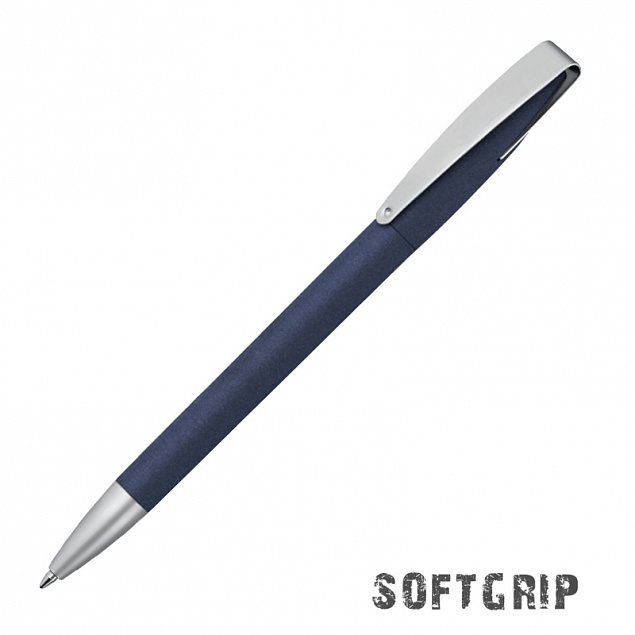 Ручка шариковая COBRA SOFTGRIP MM, темно-синий  с логотипом в Москве заказать по выгодной цене в кибермаркете AvroraStore
