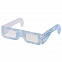 Новогодние 3D очки «Снежинки», голубые с логотипом в Москве заказать по выгодной цене в кибермаркете AvroraStore