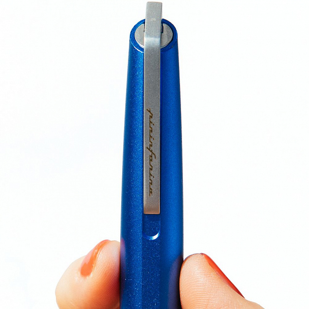 Шариковая ручка PF Go, ярко-синяя с логотипом  заказать по выгодной цене в кибермаркете AvroraStore