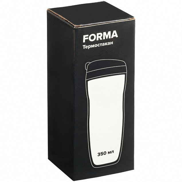 Термостакан Forma, серый с логотипом в Москве заказать по выгодной цене в кибермаркете AvroraStore