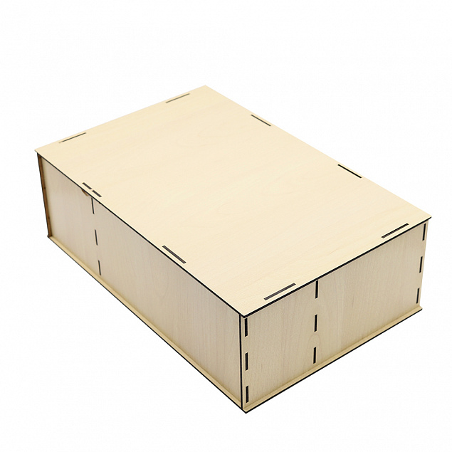 Подарочная коробка ламинированная из HDF 36,3*23,4*12,5 см ( 3 отделения)  с логотипом в Москве заказать по выгодной цене в кибермаркете AvroraStore