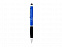 Ручка-стилус шариковая Ziggy синие чернила, синий/черный с логотипом в Москве заказать по выгодной цене в кибермаркете AvroraStore
