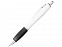 Ручка шариковая Nash, белый/черный, черные чернила с логотипом в Москве заказать по выгодной цене в кибермаркете AvroraStore