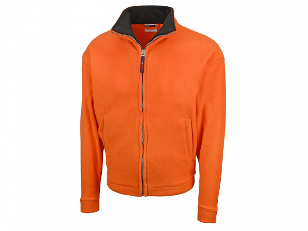 Куртка флисовая Nashville мужская, оранжевый/черный с логотипом в Москве заказать по выгодной цене в кибермаркете AvroraStore