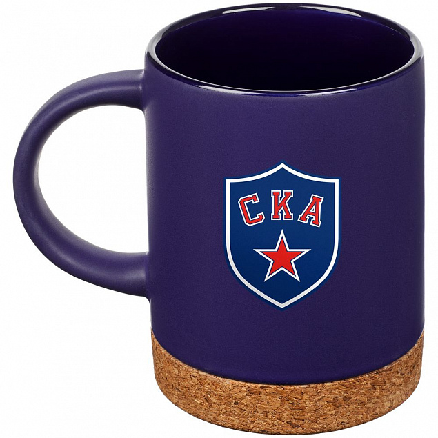 Кружка «СКА» в подарочной коробке, синяя с логотипом в Москве заказать по выгодной цене в кибермаркете AvroraStore