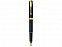 Ручка Паркер роллер "Sonnet Matte Black GT" в футляре с логотипом в Москве заказать по выгодной цене в кибермаркете AvroraStore