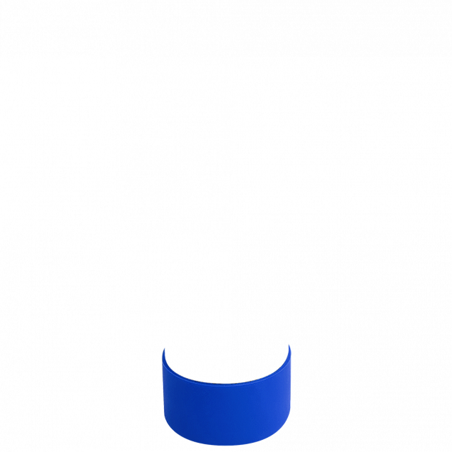 Манжета силиконовая для термобутылки Olivia, синий с логотипом в Москве заказать по выгодной цене в кибермаркете AvroraStore