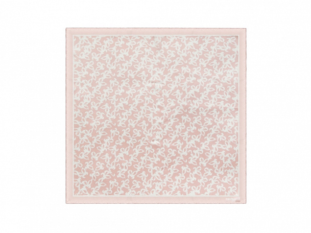 Шелковый платок Hirondelle Light Pink с логотипом в Москве заказать по выгодной цене в кибермаркете AvroraStore