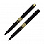 Ручка шариковая "Jupiter", черный/золото, покрытие soft touch с логотипом в Москве заказать по выгодной цене в кибермаркете AvroraStore