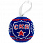 Шарик новогодний «СКА», синий с логотипом в Москве заказать по выгодной цене в кибермаркете AvroraStore