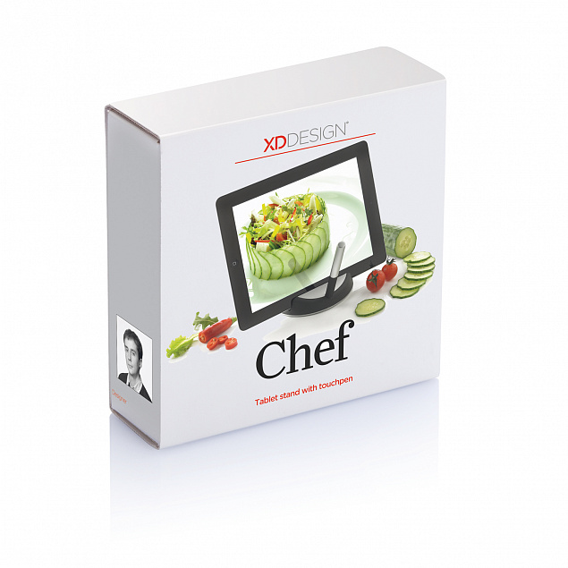 Подставка для планшета Chef со стилусом с логотипом в Москве заказать по выгодной цене в кибермаркете AvroraStore