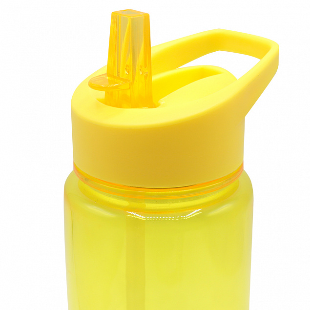 Пластиковая бутылка Jogger, желтый с логотипом  заказать по выгодной цене в кибермаркете AvroraStore