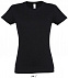 Фуфайка (футболка) IMPERIAL женская,Глубокий черный L с логотипом в Москве заказать по выгодной цене в кибермаркете AvroraStore