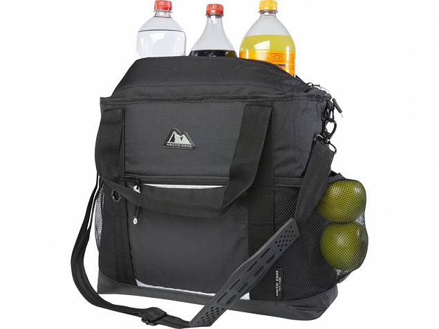 Arctic Zone® Ultimate, спортивная сумка-холодильник на 30 банок, черный с логотипом в Москве заказать по выгодной цене в кибермаркете AvroraStore