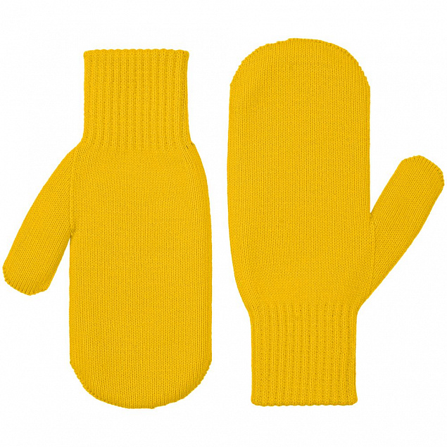 Варежки Life Explorer, желтые с логотипом в Москве заказать по выгодной цене в кибермаркете AvroraStore