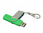 USB 2.0- флешка на 64 Гб с поворотным механизмом и дополнительным разъемом Micro USB с логотипом в Москве заказать по выгодной цене в кибермаркете AvroraStore