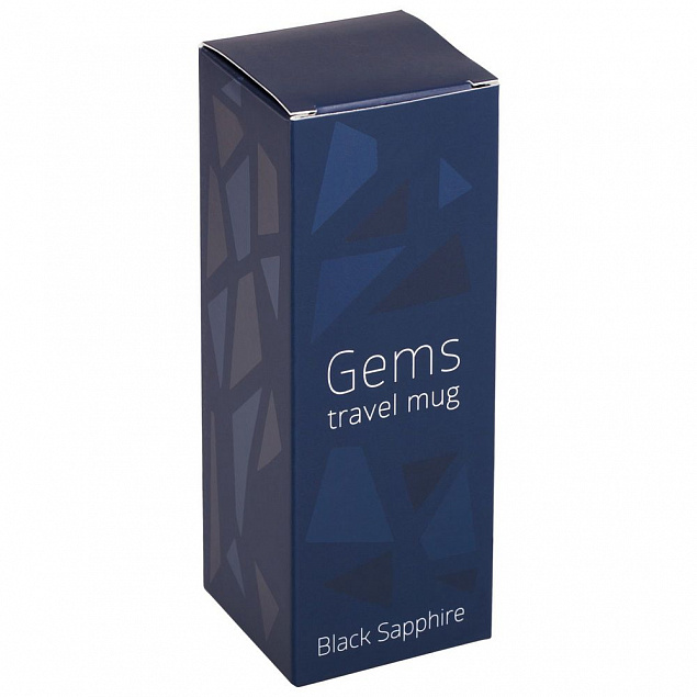 Термостакан Gems Black Sapphire, черный сапфир с логотипом в Москве заказать по выгодной цене в кибермаркете AvroraStore