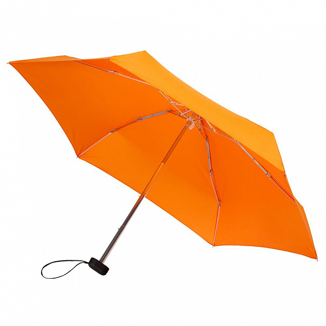 Зонт складной Five, оранжевый с логотипом в Москве заказать по выгодной цене в кибермаркете AvroraStore