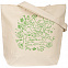 Холщовая сумка Flower Power, неокрашеная с логотипом в Москве заказать по выгодной цене в кибермаркете AvroraStore