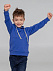 Толстовка с капюшоном детская Kirenga Kids, ярко-синяя с логотипом в Москве заказать по выгодной цене в кибермаркете AvroraStore