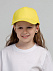 Бейсболка детская Standard Kids, желтая с логотипом в Москве заказать по выгодной цене в кибермаркете AvroraStore