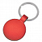 Брелок  "Круг", красный, 3,7х3,7х0,1 см, металл с логотипом в Москве заказать по выгодной цене в кибермаркете AvroraStore
