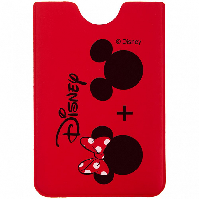 Чехол для карточки «Минни и Микки», красный с логотипом в Москве заказать по выгодной цене в кибермаркете AvroraStore