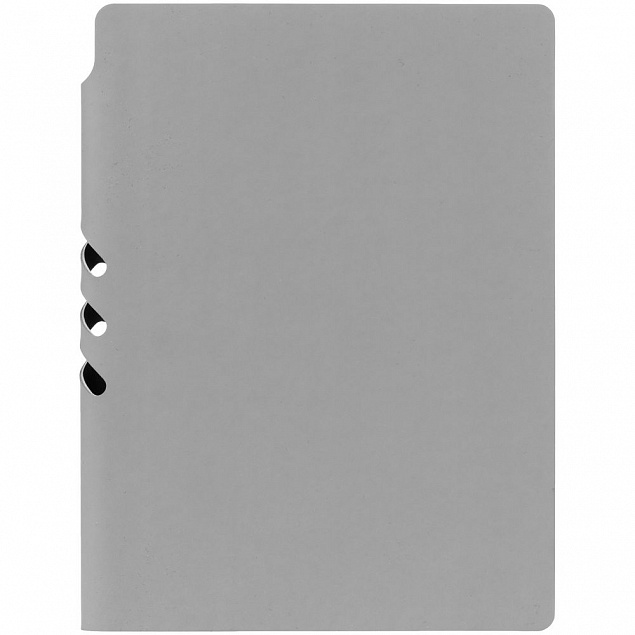 Ежедневник Flexpen Shall, недатированный, серый с логотипом в Москве заказать по выгодной цене в кибермаркете AvroraStore