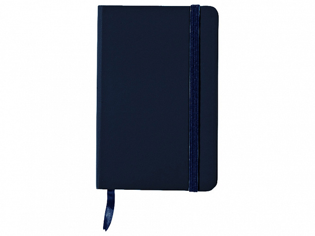 Блокнот классический карманный Juan А6, темно-синий с логотипом в Москве заказать по выгодной цене в кибермаркете AvroraStore