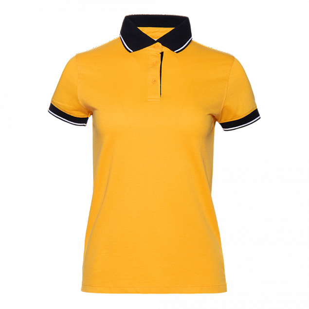 Рубашка поло Рубашка женская 04CW Жёлтый с логотипом в Москве заказать по выгодной цене в кибермаркете AvroraStore