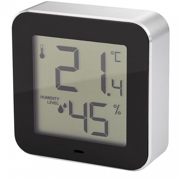 Термометр-гигрометр Simple с логотипом  заказать по выгодной цене в кибермаркете AvroraStore
