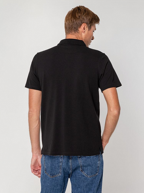 Рубашка поло Virma light, черная с логотипом в Москве заказать по выгодной цене в кибермаркете AvroraStore