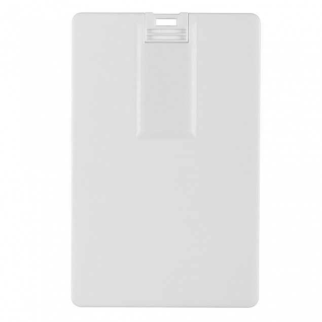 Флешка Card, 16 Гб, белая с логотипом в Москве заказать по выгодной цене в кибермаркете AvroraStore