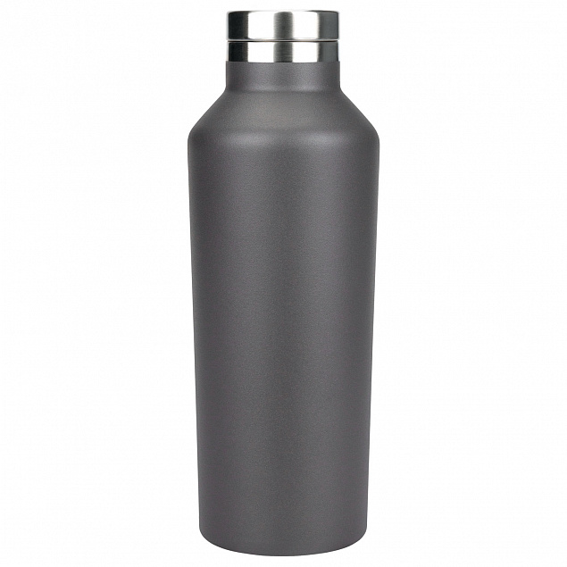 Термобутылка вакуумная герметичная, Asti, 500 ml, серая с логотипом в Москве заказать по выгодной цене в кибермаркете AvroraStore