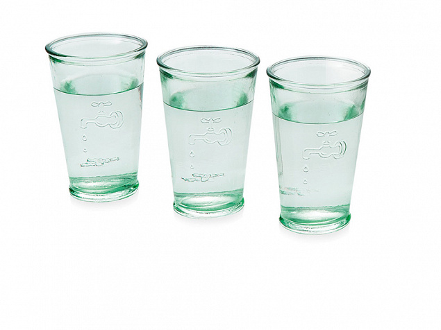 Набор из 3 стаканов для воды с логотипом в Москве заказать по выгодной цене в кибермаркете AvroraStore