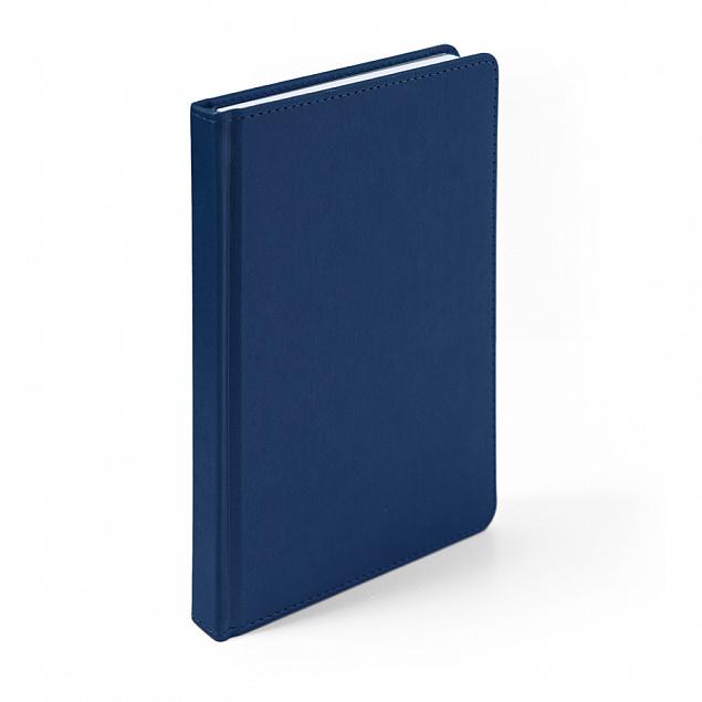 Ежедневник недатированный Campbell, А5,  темно-синий, белый блок с логотипом в Москве заказать по выгодной цене в кибермаркете AvroraStore