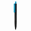 Черная ручка X3 Smooth Touch, синий с логотипом в Москве заказать по выгодной цене в кибермаркете AvroraStore