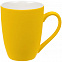 Кружка Good Morning с покрытием софт-тач, желтая с логотипом в Москве заказать по выгодной цене в кибермаркете AvroraStore