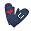 Варежки "LOVE YOU" с теплой подкладкой с логотипом в Москве заказать по выгодной цене в кибермаркете AvroraStore