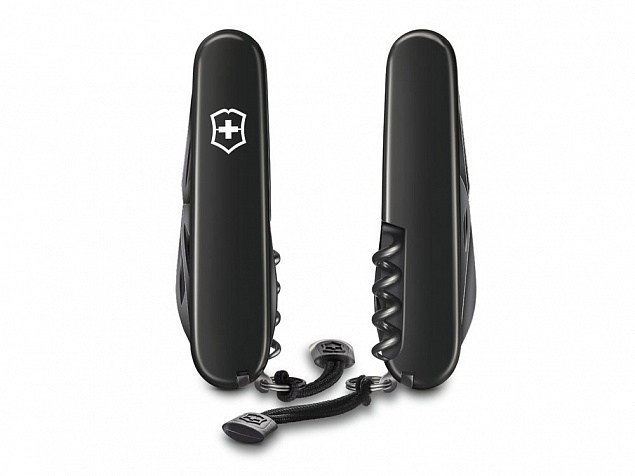 Нож перочинный «Spartan Onyx Black», 91 мм, 12 функций с логотипом в Москве заказать по выгодной цене в кибермаркете AvroraStore