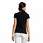 Поло "Pasadena Women" черный, белый__XL с логотипом в Москве заказать по выгодной цене в кибермаркете AvroraStore