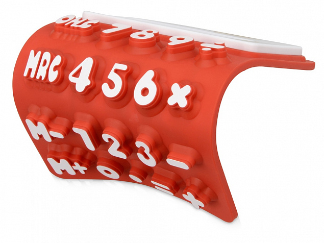 Калькулятор Splitz, красный с логотипом в Москве заказать по выгодной цене в кибермаркете AvroraStore