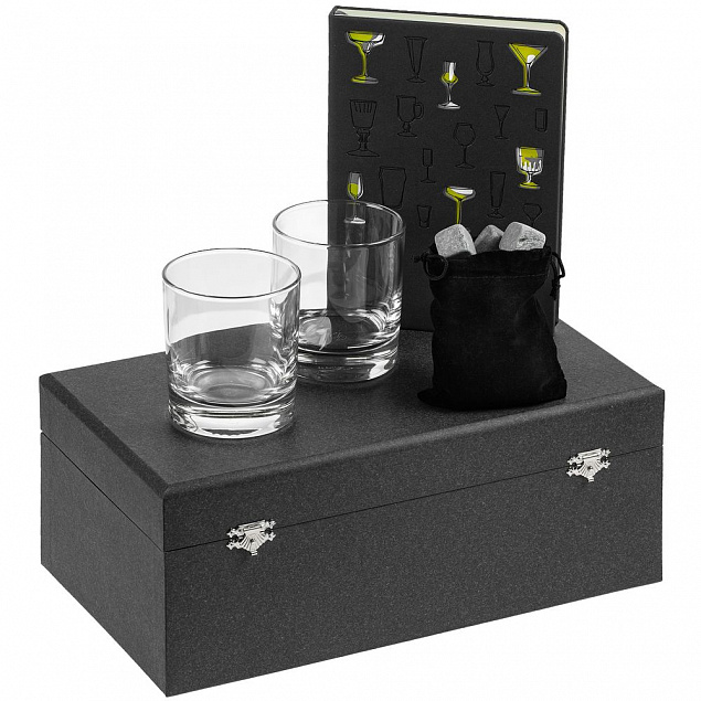 Набор «Культура пития», с бокалами и камнями для виски с логотипом в Москве заказать по выгодной цене в кибермаркете AvroraStore