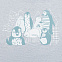 Футболка мужская приталенная Ping Win, голубой меланж с логотипом в Москве заказать по выгодной цене в кибермаркете AvroraStore
