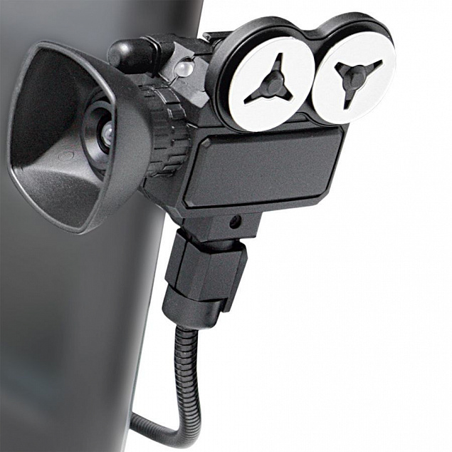 Веб-камера с микрофоном "Мотор!", USB разъем, пластик с логотипом в Москве заказать по выгодной цене в кибермаркете AvroraStore